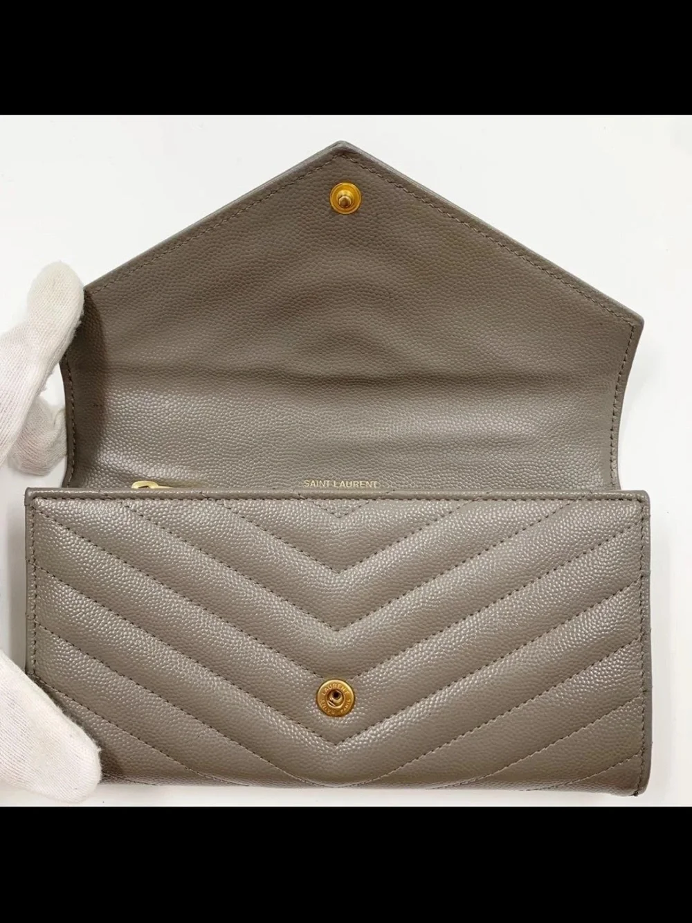Saint Laurent chevron quilted
